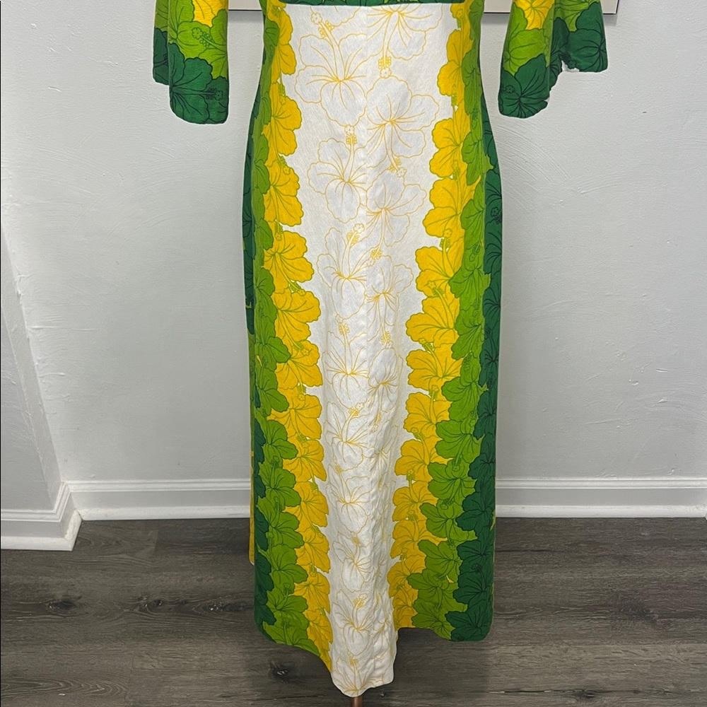 1960’s Ui-Maikai Hawaiian Maxi Dress - Picture 4 of 13